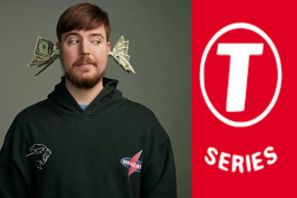 Mr Beast beats T Series